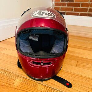 Vintage 2002 Arai Quantum F Full Face Helmet/Clear Visor Size Medium